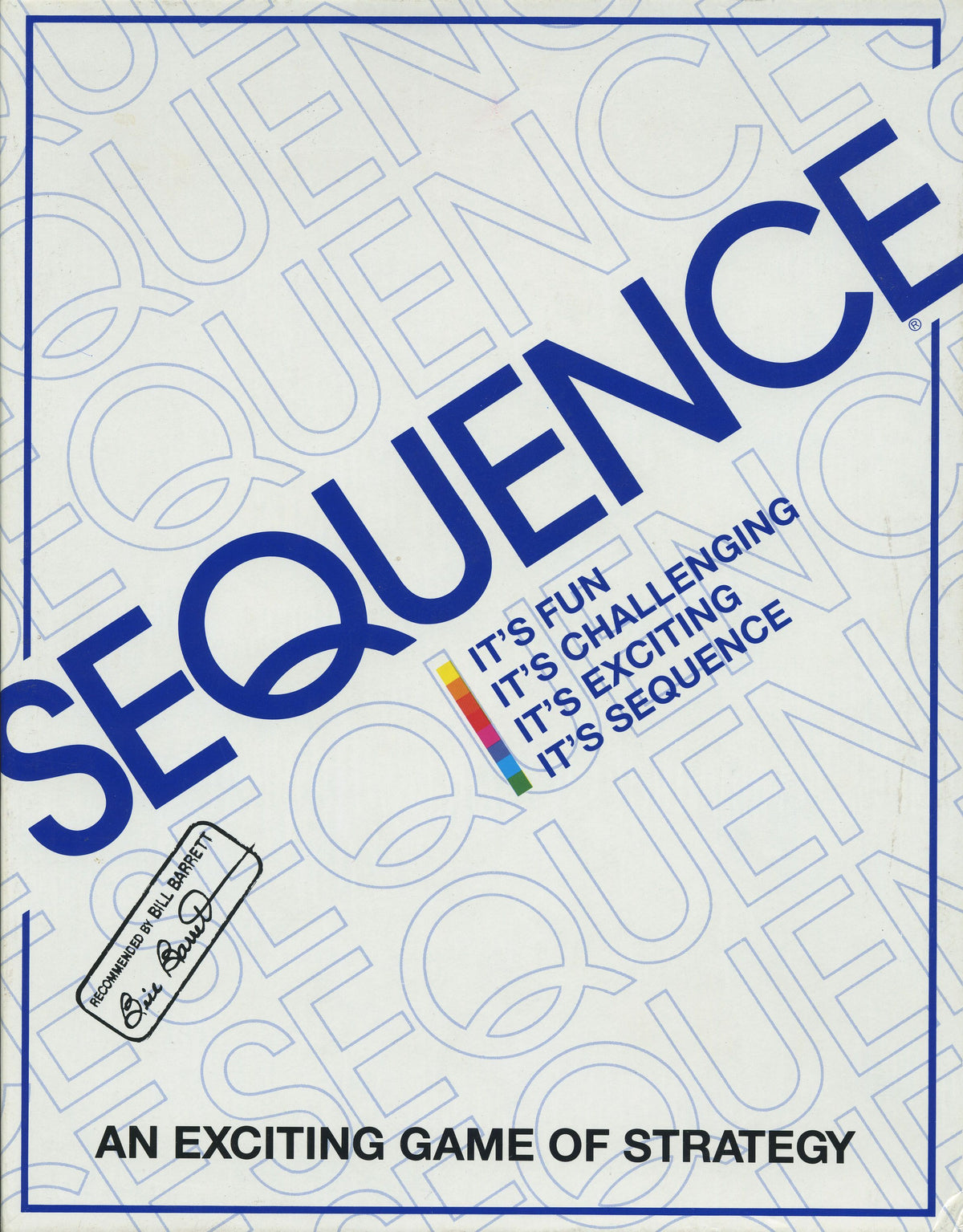 Sequence box cover
