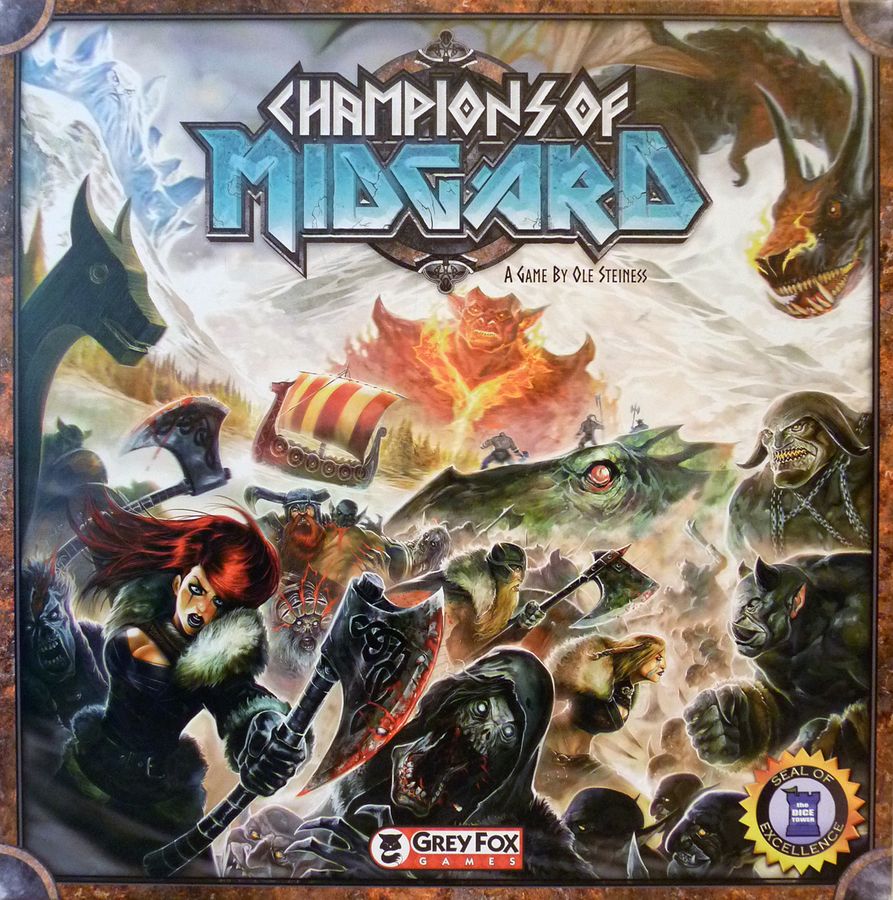 Champions of Midgard box cover