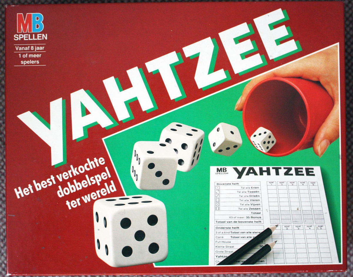 Yahtzee box cover