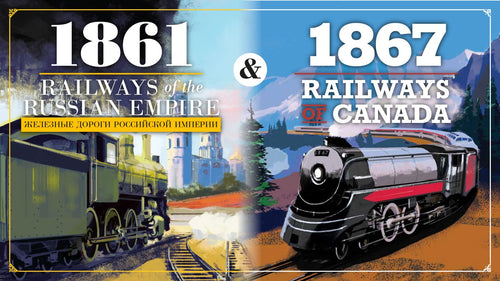 1861: Railways of the Russian Empire & 1867: Railways of Canada box cover