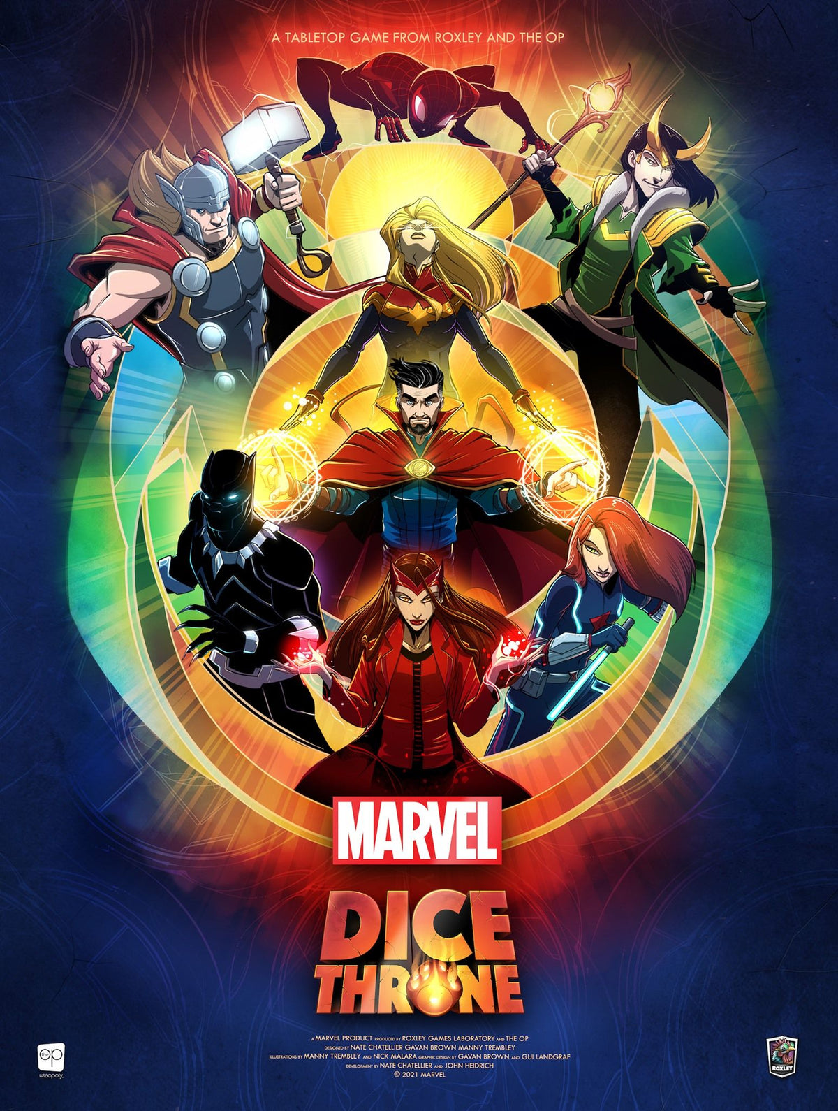 Marvel Dice Throne box cover
