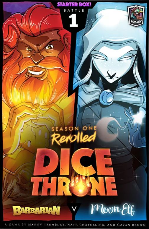 Dice Throne: Season One ReRolled - Battle 1: Barbarian v. Moon Elf box cover
