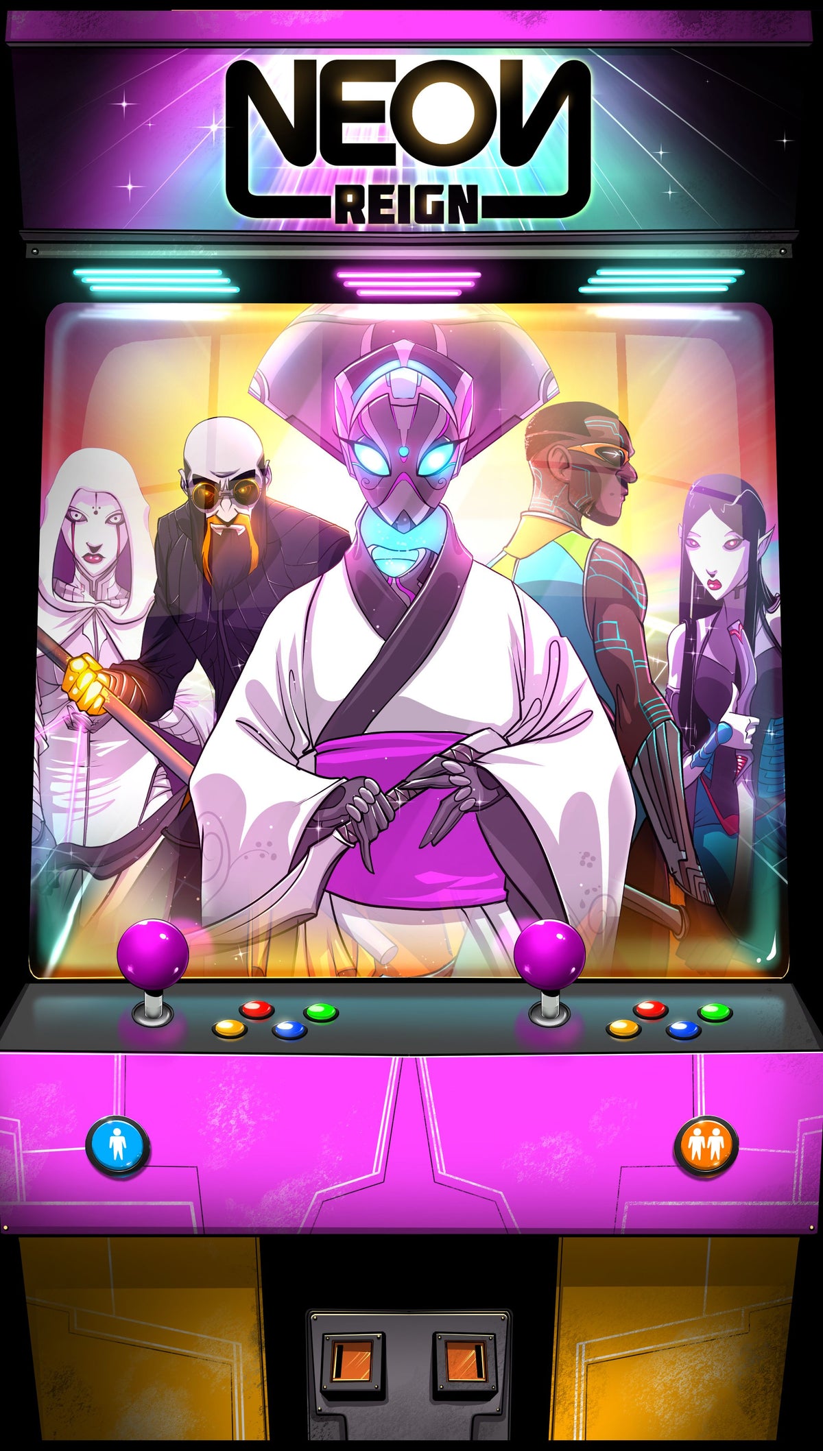 Neon Reign box cover