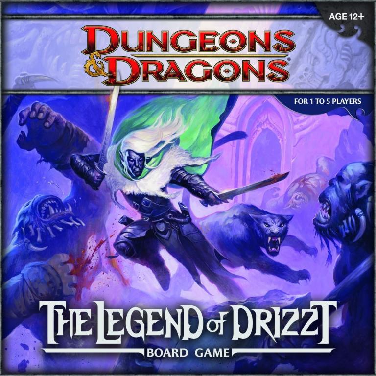 Dungeons & Dragons: The Legend of Drizzt Board Game box cover